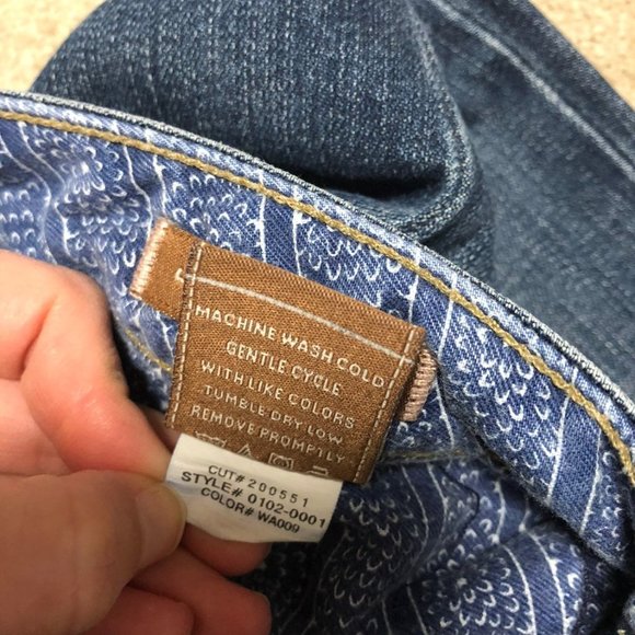 Paige laurel canyon flare jeans 28 6 vintage Rare ultra low rise - Picture 7 of 8